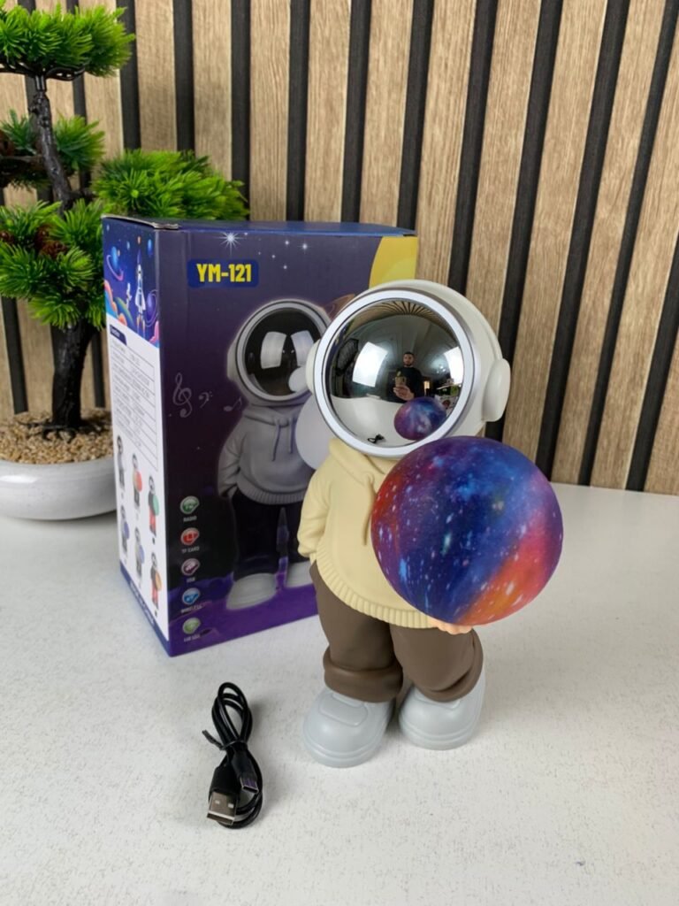 Lampe LED astronaute 3D “lune” avec enceinte Bluetooth intégrée V2
