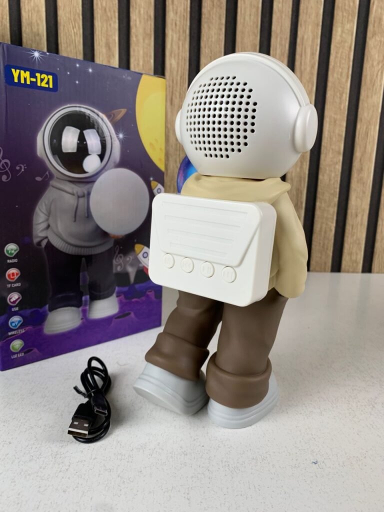 Lampe LED astronaute 3D “lune” avec enceinte Bluetooth intégrée V2