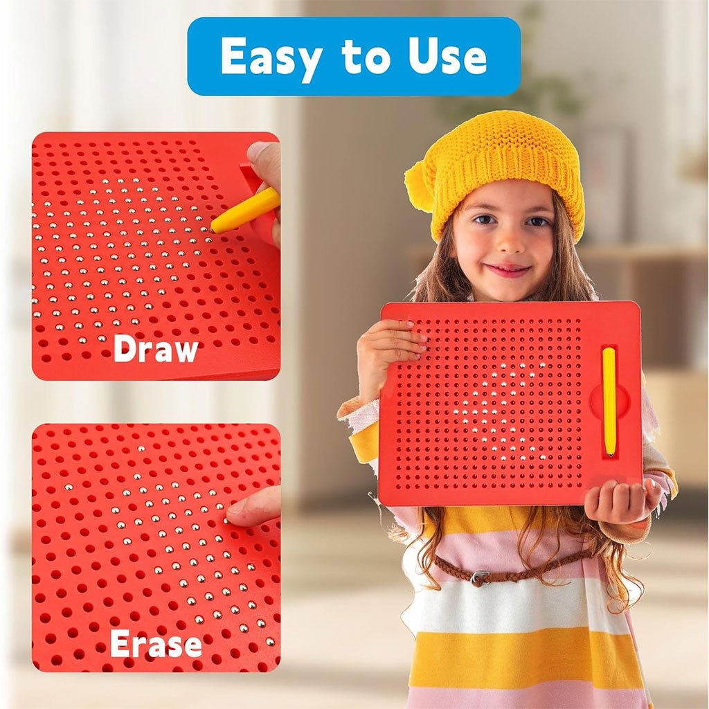 Planche à Dessin Magnétique pour Enfants – Apprendre en S’amusant Sans Salir - الصورة 3