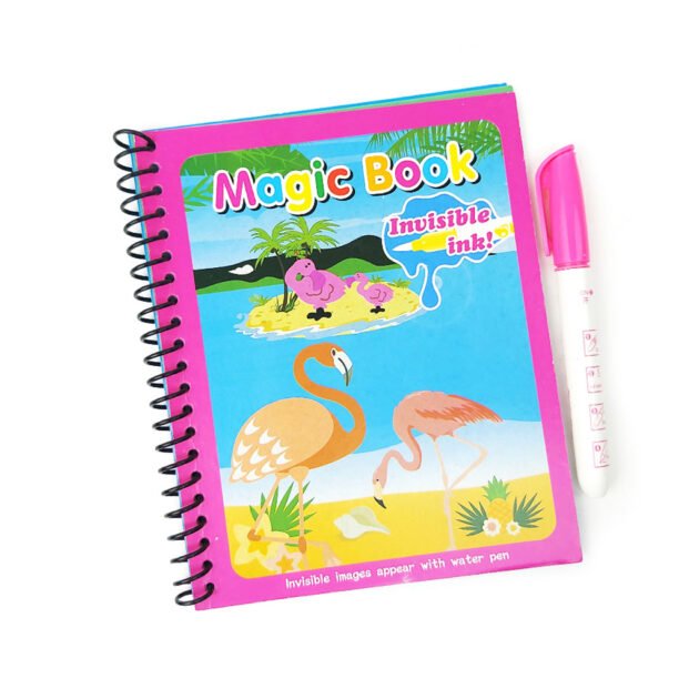 Pack Magic Book Réutilisable + Projecteur Enfants 24 Motifs – Créativité, couleurs et amusement sans limites