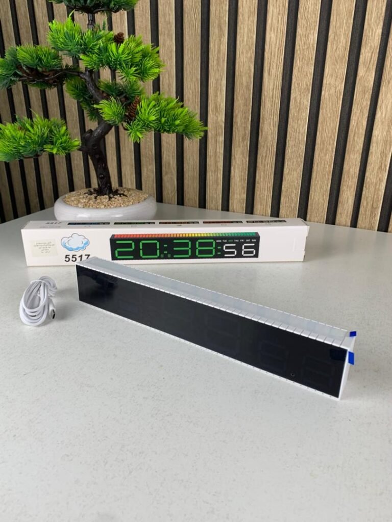 Horloge Numérique LED Intelligente – Effets Lumineux Interactifs & Affichage Multifonction