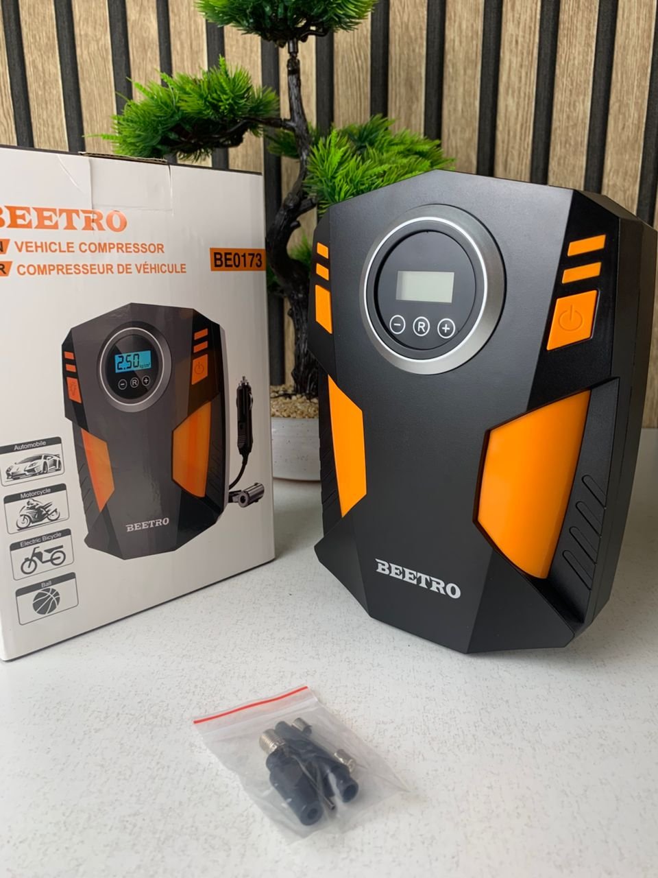 Compresseur d’Air Numérique pour Voiture et Moto 150Psi BE0173 Gonflage précis – portable et pratique pour toutes vos sorties - الصورة 8