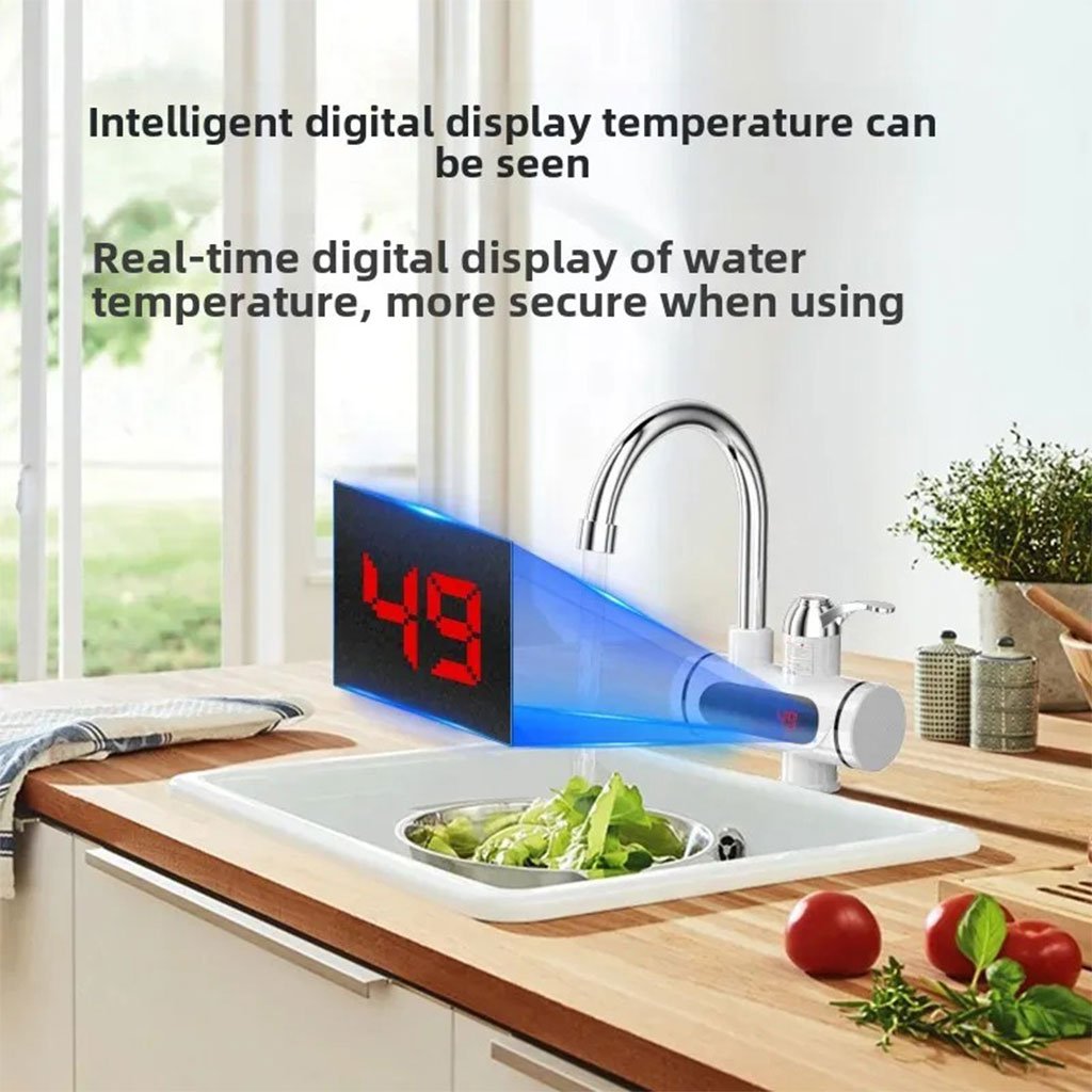 Robinet Chauffant Électrique avec Douchette – L’Eau Chaude en 3 Secondes Chrono - الصورة 5