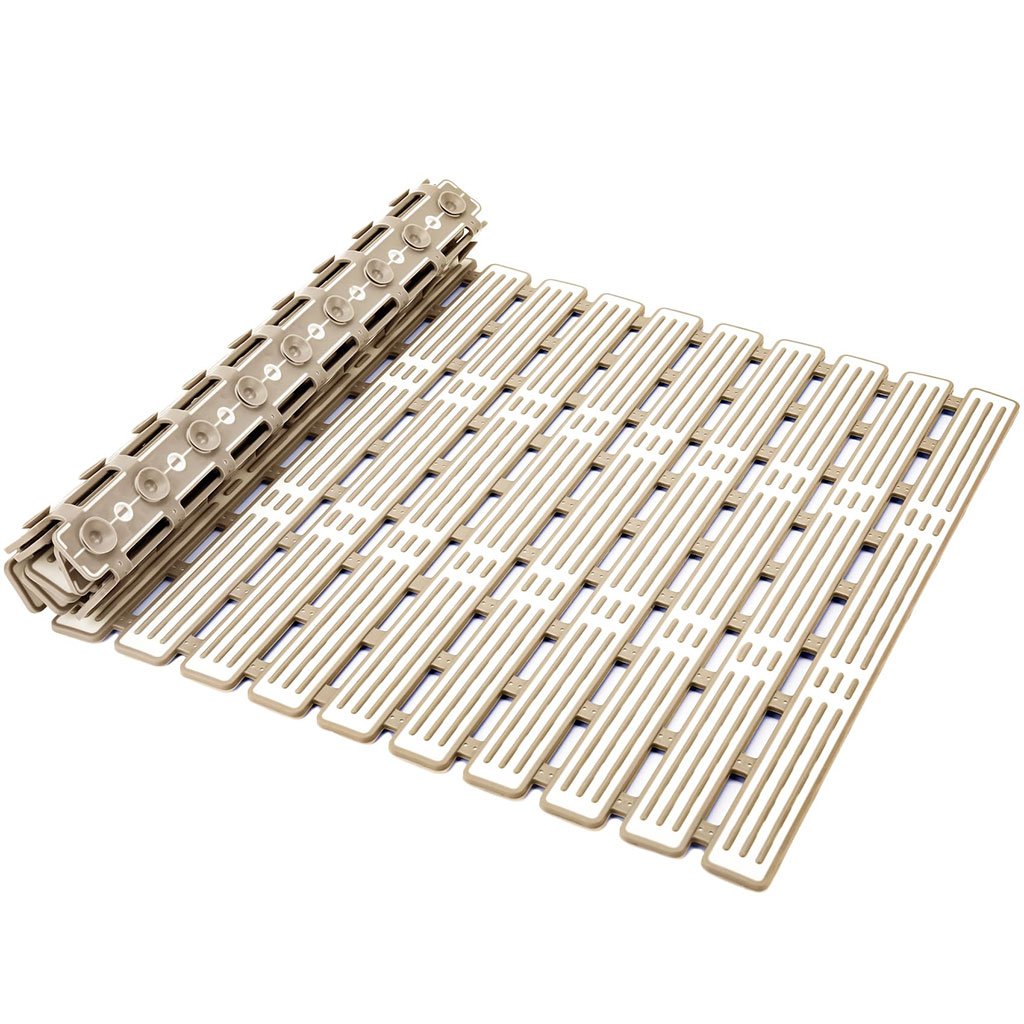 Tapis de bain et de douche antidérapant avec trous d’évacuation - الصورة 8