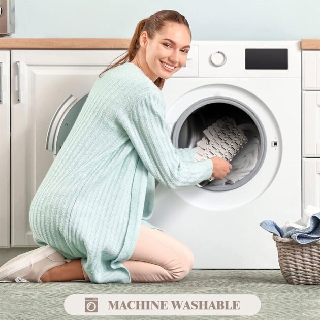 Tapis de bain et de douche antidérapant avec trous d’évacuation