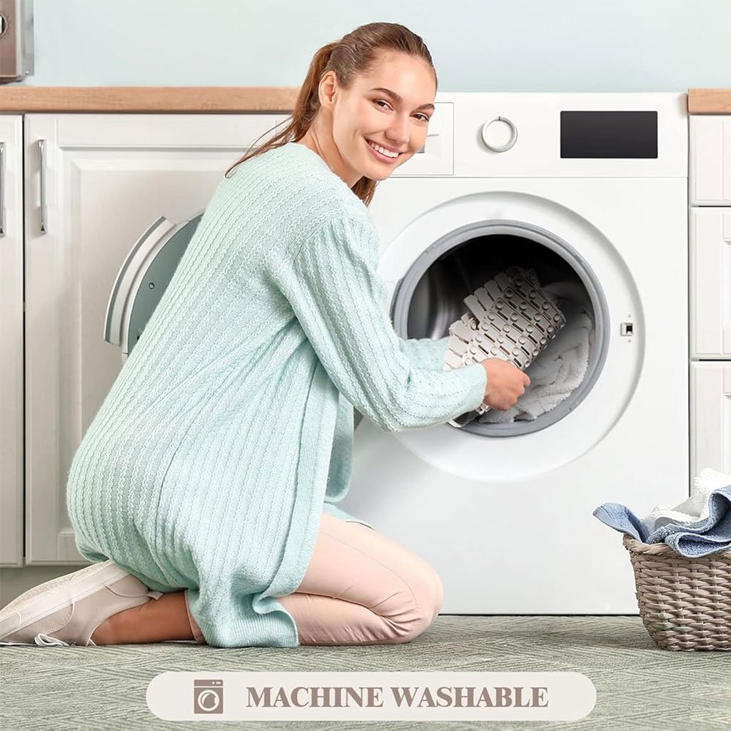 Tapis de bain et de douche antidérapant avec trous d’évacuation - الصورة 2