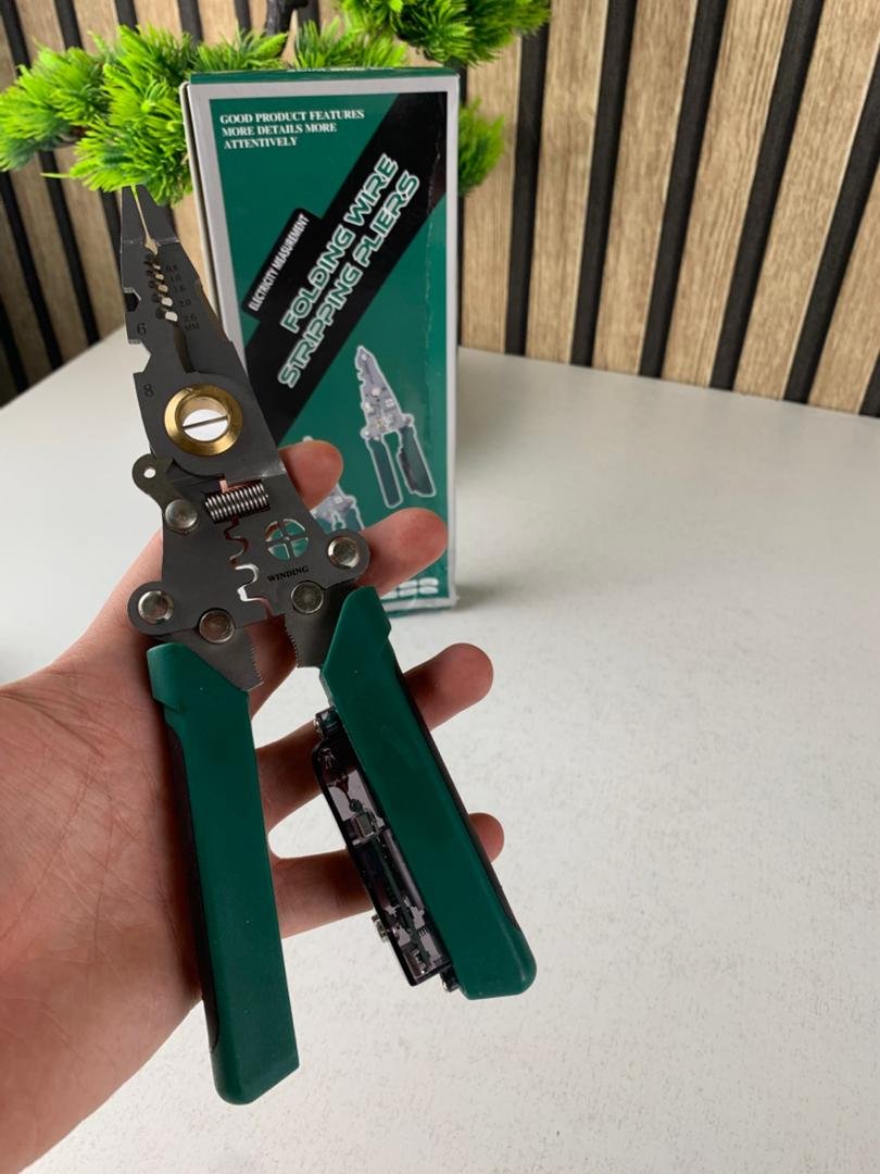 Pince à dénuder multifonction avec testeur de tension – Outil 3-en-1 pour travaux électriques précis - الصورة 8