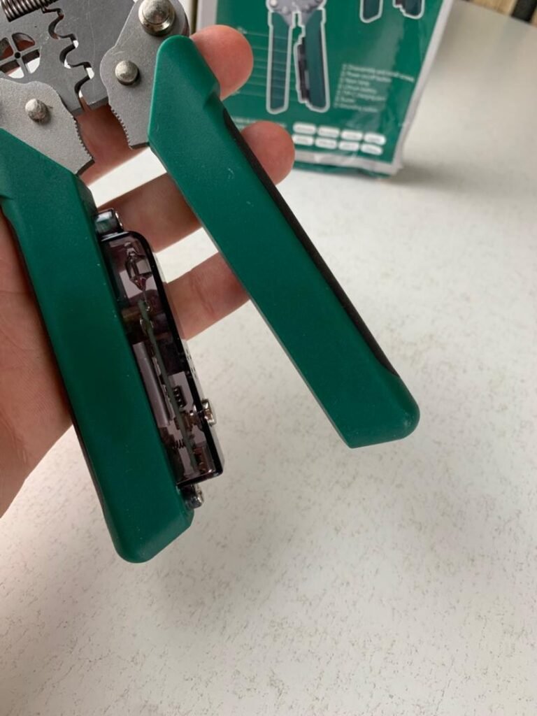 Pince à dénuder multifonction avec testeur de tension – Outil 3-en-1 pour travaux électriques précis