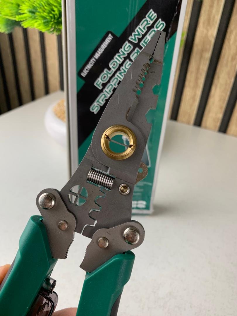 Pince à dénuder multifonction avec testeur de tension – Outil 3-en-1 pour travaux électriques précis - الصورة 7