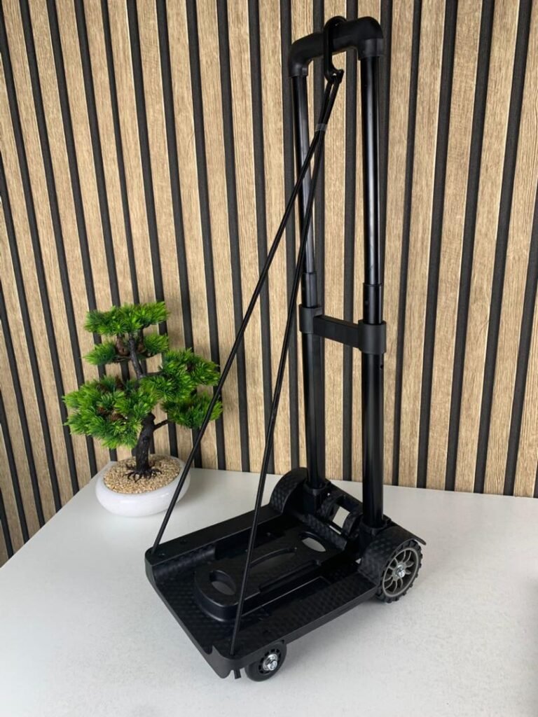 Chariot de manutention pliable et léger à 2 roues – Transport facile et sans effort