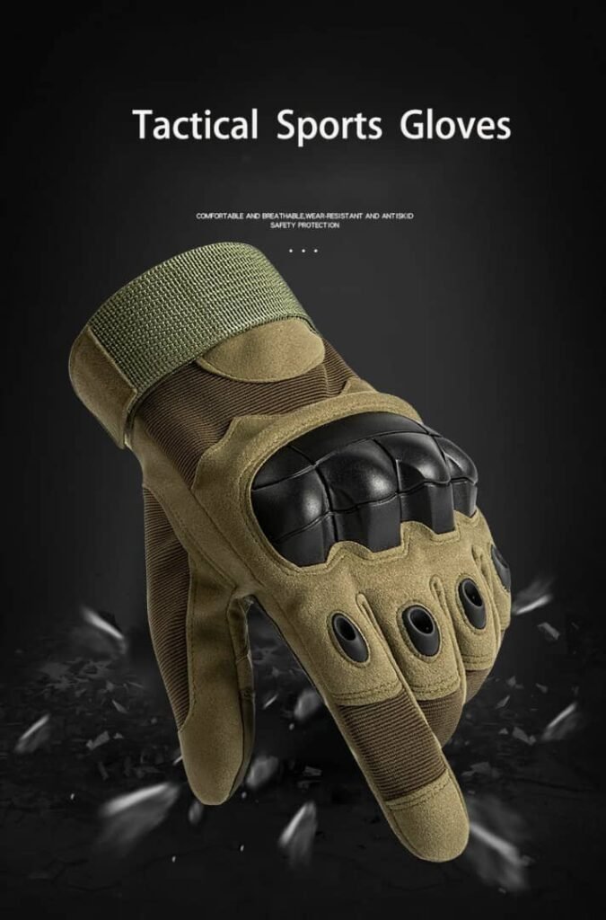 Pack-Moto Masque Air Flow + Gants Tactiques Doigt Complet – Protection, confort et style pour motards