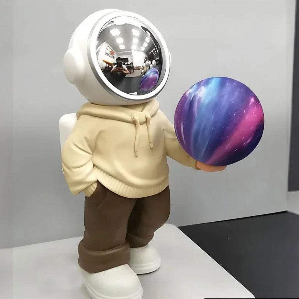 Lampe LED astronaute 3D “lune” avec enceinte Bluetooth intégrée V2