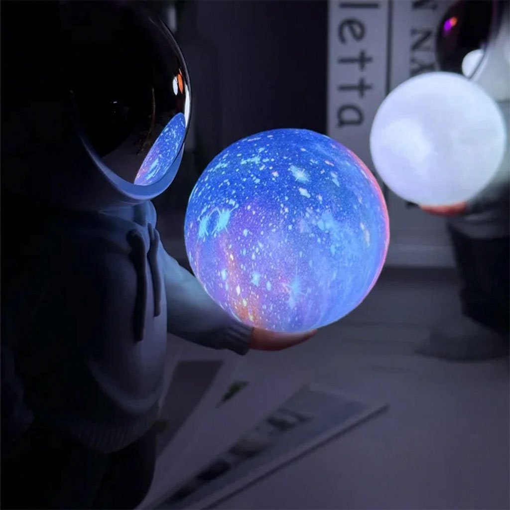Lampe LED astronaute 3D “lune” avec enceinte Bluetooth intégrée V2