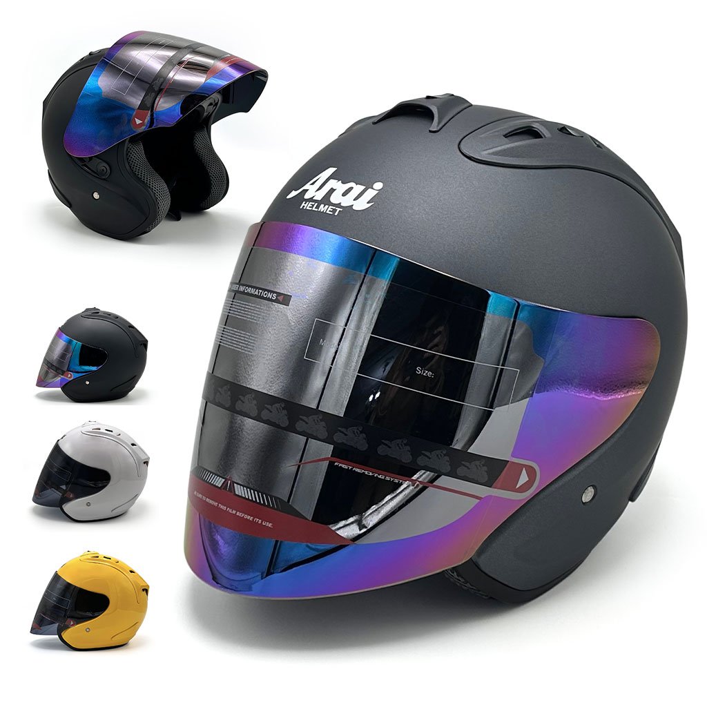 Casque Moto Jet Arai SZ-Ram4 Original – Sécurité Maximale, Confort Premium