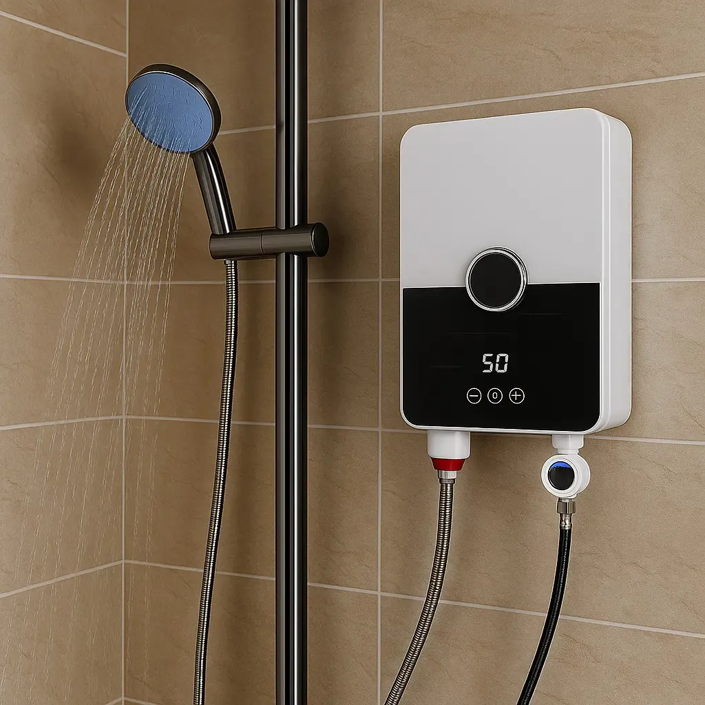 Chauffe-eau Instantané Électrique SHARB 5500W – Eau Chaude en Quelques Secondes - الصورة 6