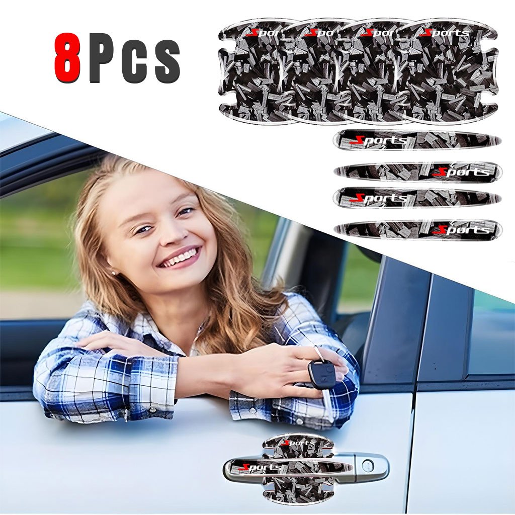 Autocollants de Poignée pour Porte de Voiture Protection Anti-Rayures 8Pcs Protection élégante – gardez vos portes sans rayures