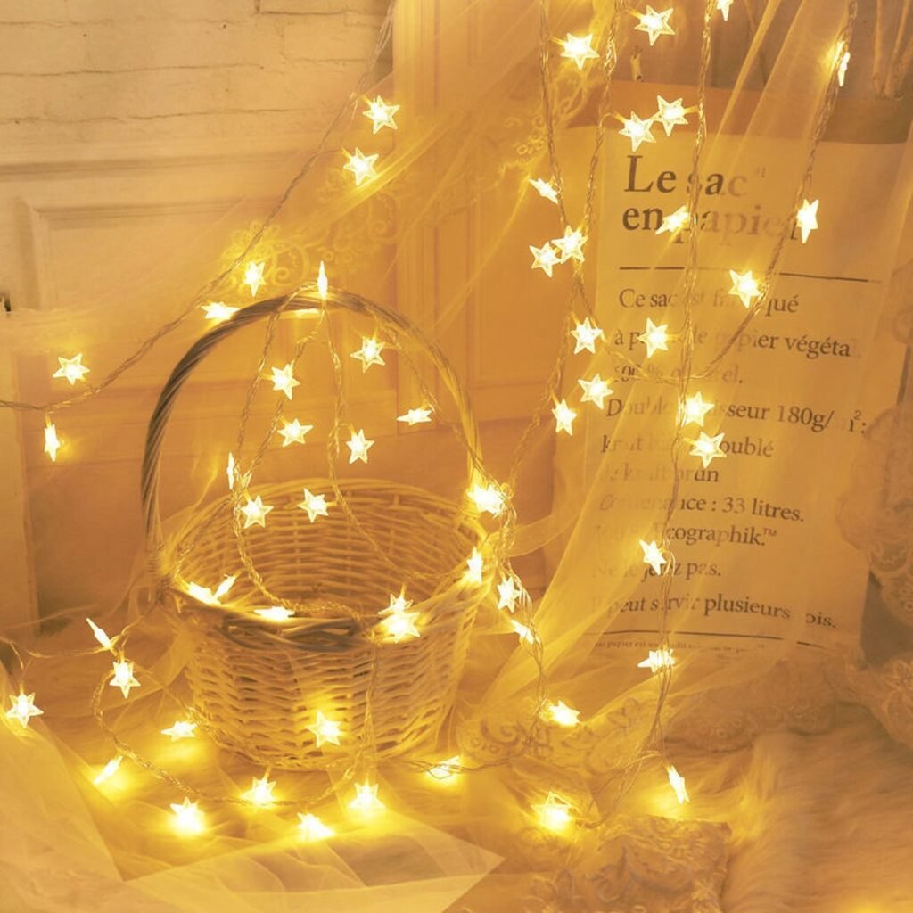 Guirlande LED Blanc Chaud – Élégance Décorative & Ambiance Chaleureuse