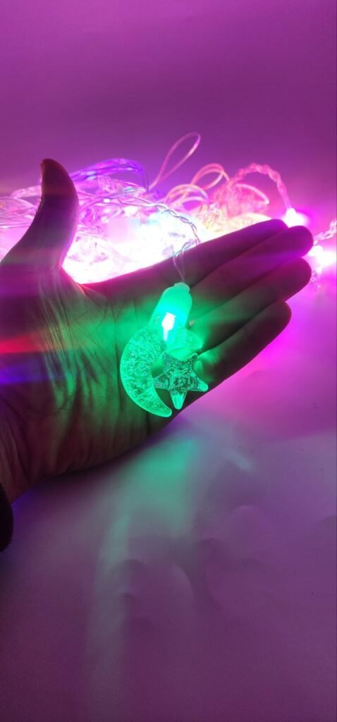 Guirlande Cristallisée Lumineuse Ramadan – 3 mètres – Une pluie de lumière pour sublimer vos soirées