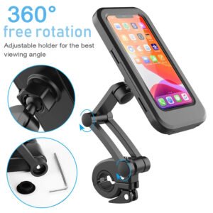 Support de Téléphone Étanche pour Vélo & Moto – Réglable 360°
