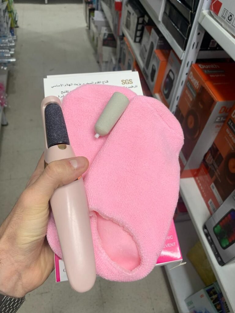 Pack Chaussettes en Gel de Silicone Réutilisables + Broyeur Électrique de Pieds