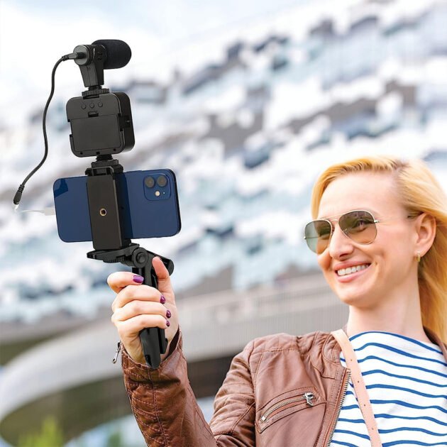 Kit de Vlogging Complet Smartphone & Caméra – Créez du contenu pro comme un expert