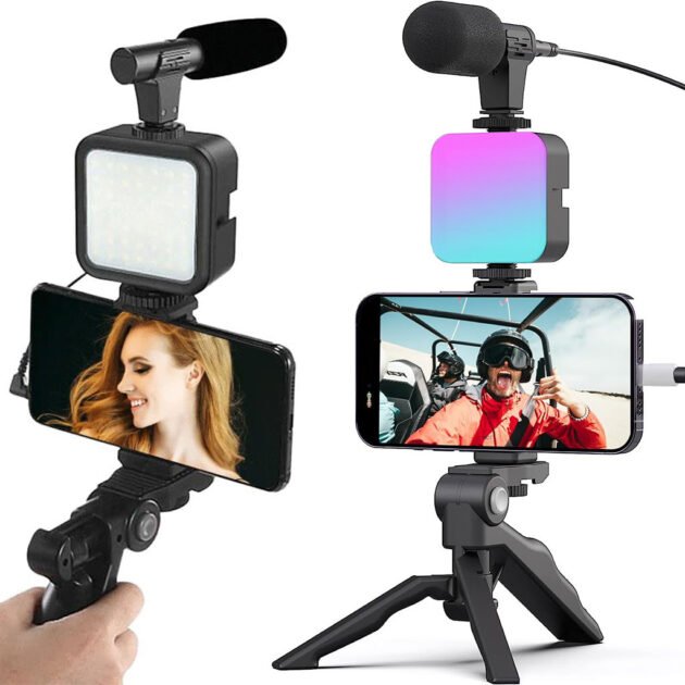 Kit de Vlogging Complet Smartphone & Caméra – Créez du contenu pro comme un expert