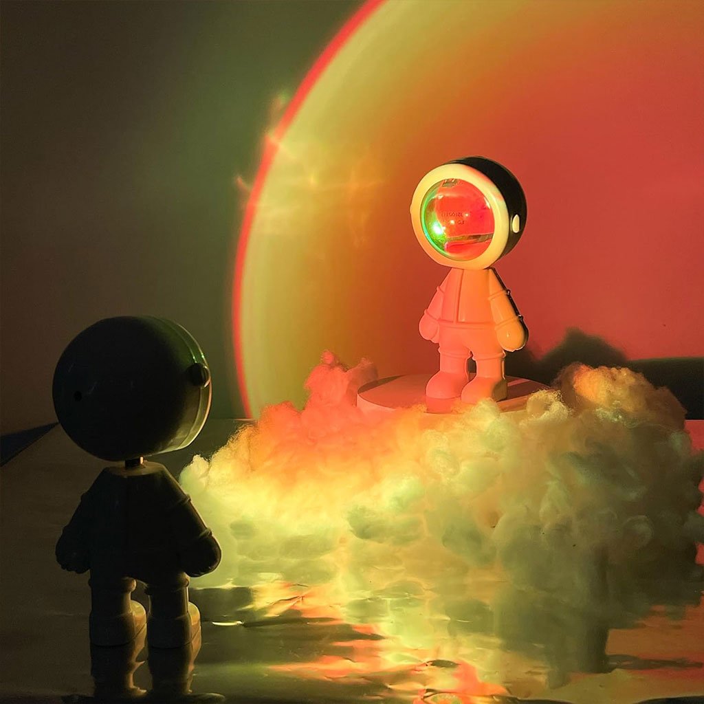 Lampe Astronaute Coucher de Soleil – Ambiance Douce & Décoration Créative - الصورة 4