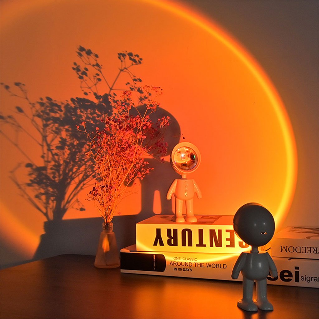 Lampe Astronaute Coucher de Soleil – Ambiance Douce & Décoration Créative - الصورة 3