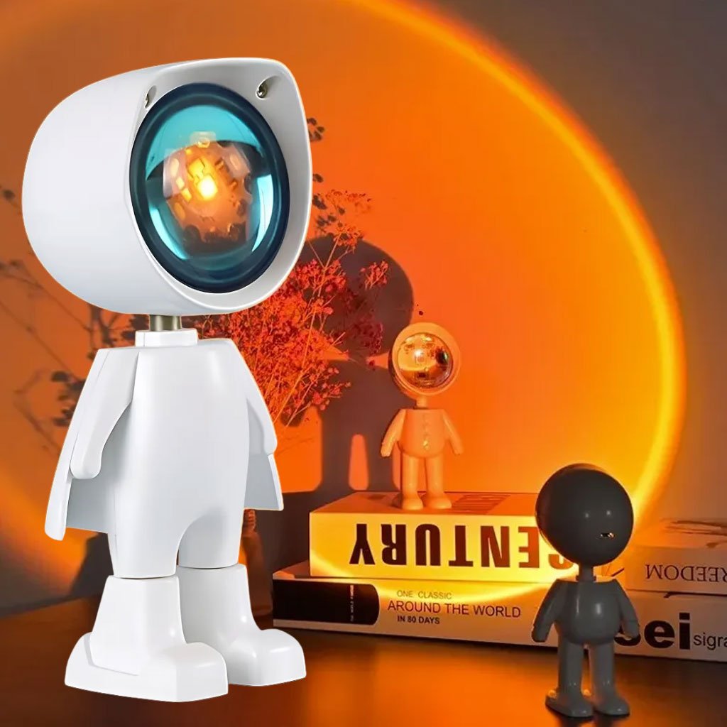 Lampe Astronaute Coucher de Soleil – Ambiance Douce & Décoration Créative - الصورة 8