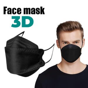 Lot de 20 Bavettes 3D FFP2 à Quatre Couches – Protection maximale avec confort optimal