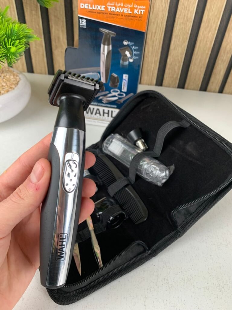 Kit de Voyage Tendeuse WAHL avec accessoires de soins pour hommes – L’essentiel du grooming, où que vous soyez