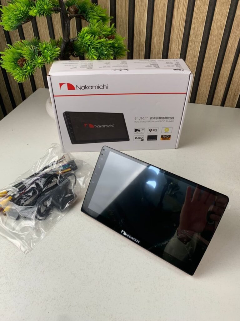Autoradio multimédia voiture Nakamichi IPS 9" ou 10,1" avec verre 2.5D, 4×50 W et vidéo 1080P