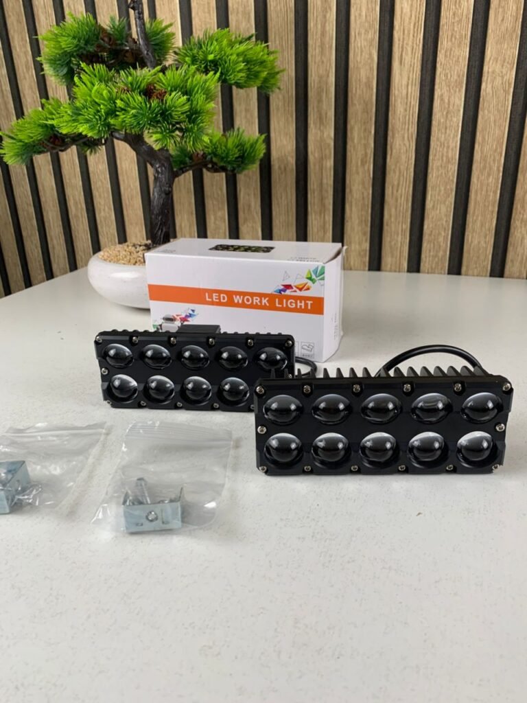Feux antibrouillard  2PCS LED 6000K blanc 12–24V IP67 longue durée