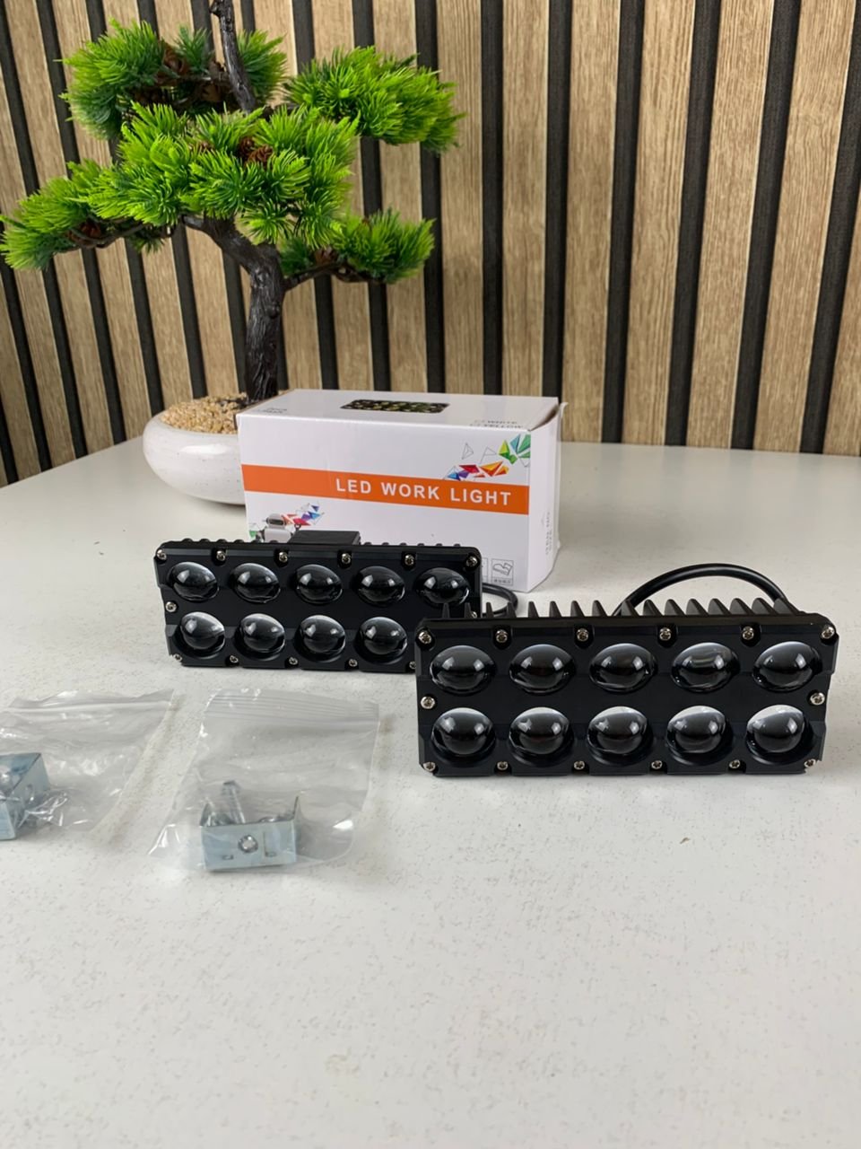 Feux antibrouillard 2PCS LED 6000K blanc 12–24V IP67 longue durée - الصورة 8