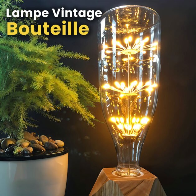 Ampoule Edison E27 à Vis LED Grande Bouteille