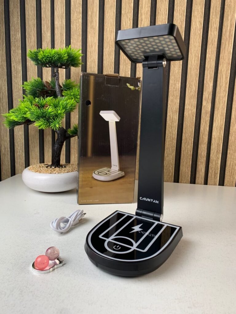 Lampe de Bureau LED avec Chargeur Sans Fil 15W – Éclairez et rechargez en toute élégance