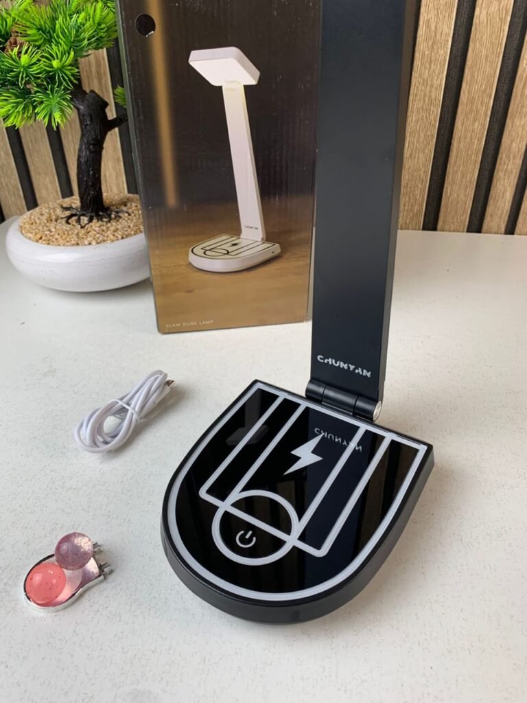 Lampe de Bureau LED avec Chargeur Sans Fil 15W – Éclairez et rechargez en toute élégance