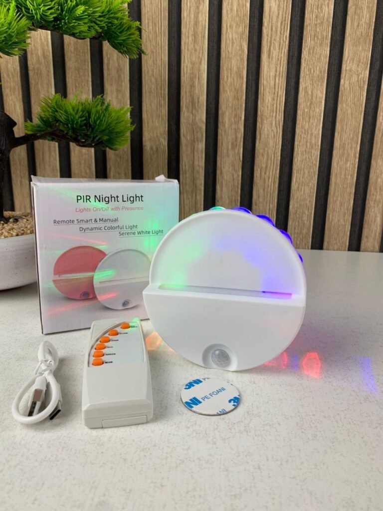 Lampe Veilleuse Magnétique Intelligente RGB – Design Cristal Élégant & Détection de Mouvement