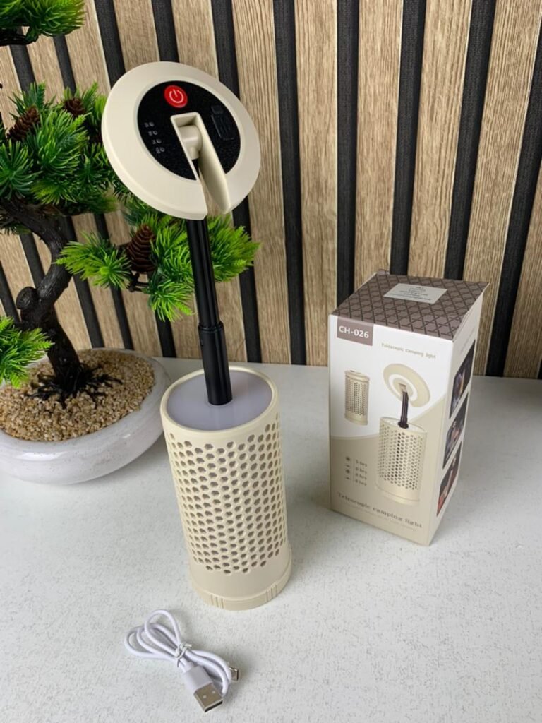 Lampe de camping design nid d’abeille rechargeable – Éclairage intelligent