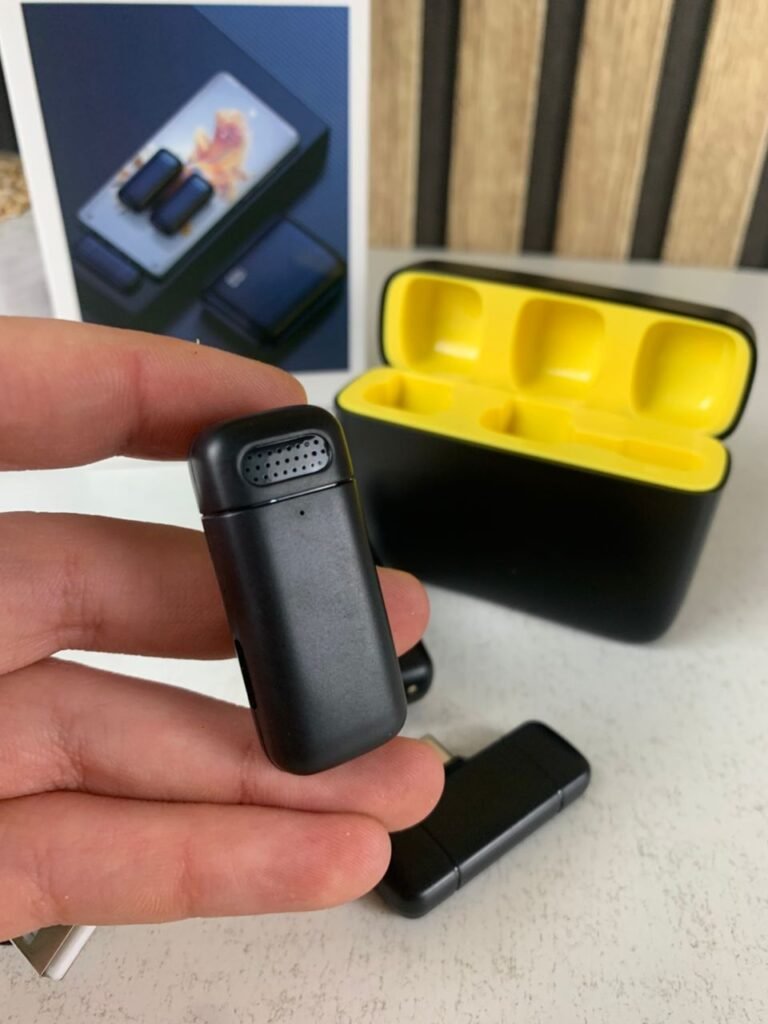 Microphone Lavalier Sans Fil Duo – Son professionnel, réduction de bruit ENC & connexion instantanée
