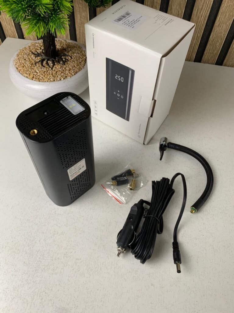 Compresseur d’Air Portatif Digital pour Voiture 12V 150psi – Gonflage rapide, précis et pratique pour tous vos trajets
