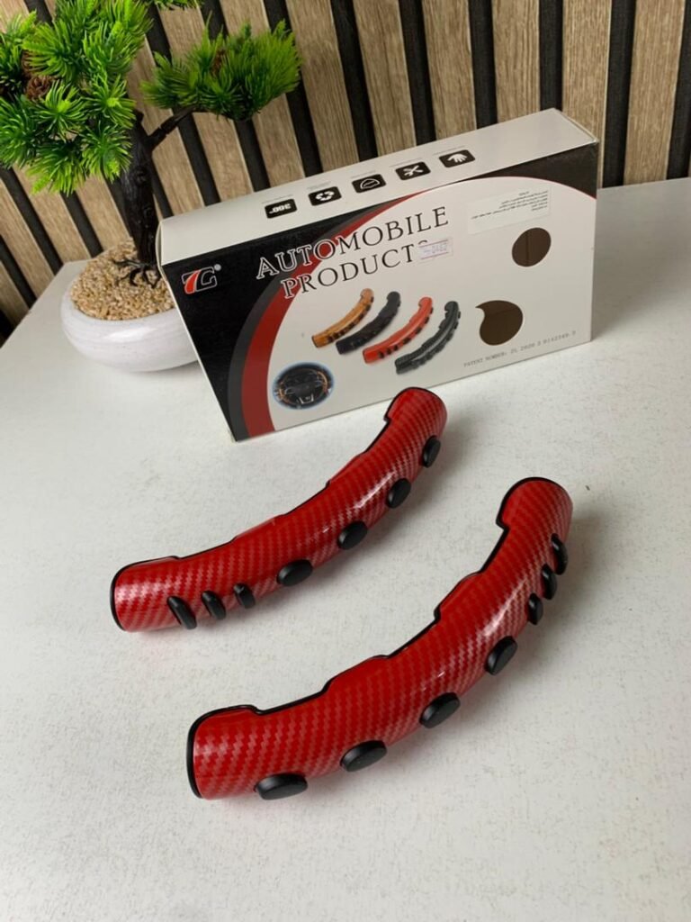 Couvre de volant antidérapant en carbone perforé – Taille universelle – Style sportif et contrôle parfait à chaque trajet