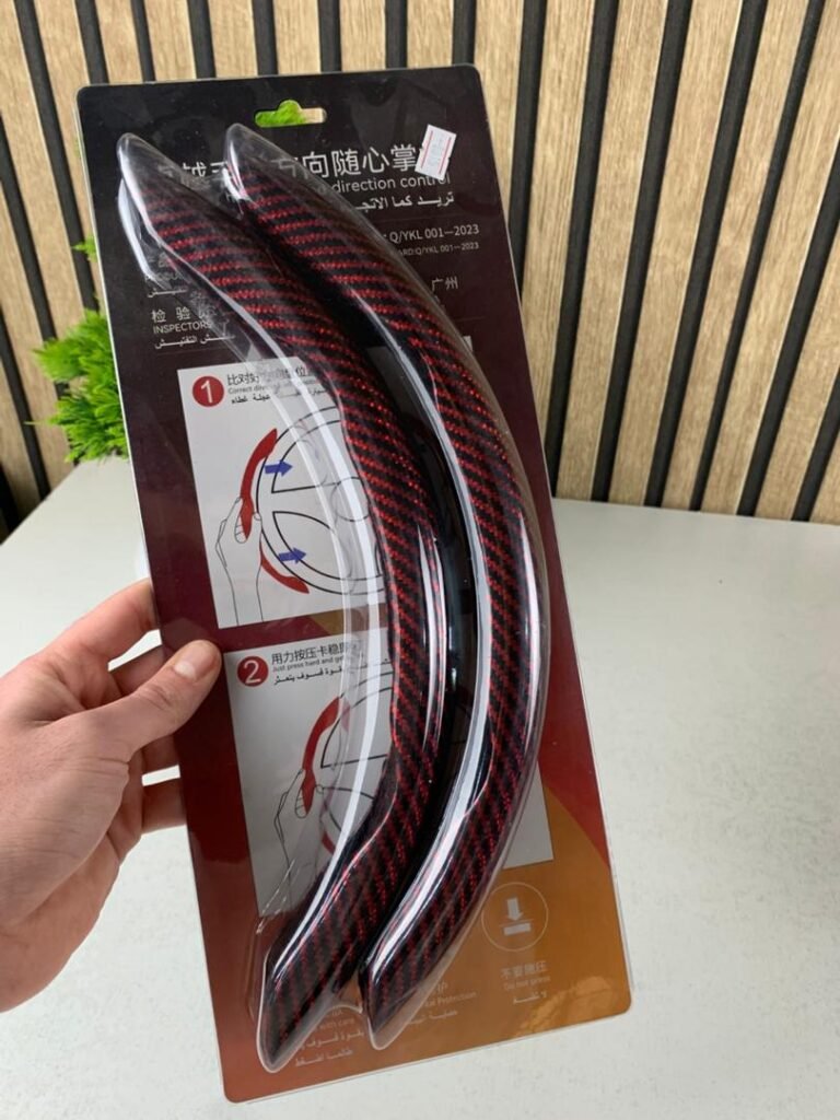 Couvre volant de voiture en fibre de carbone de haute qualité – Confort, style et contrôle optimal à chaque virage
