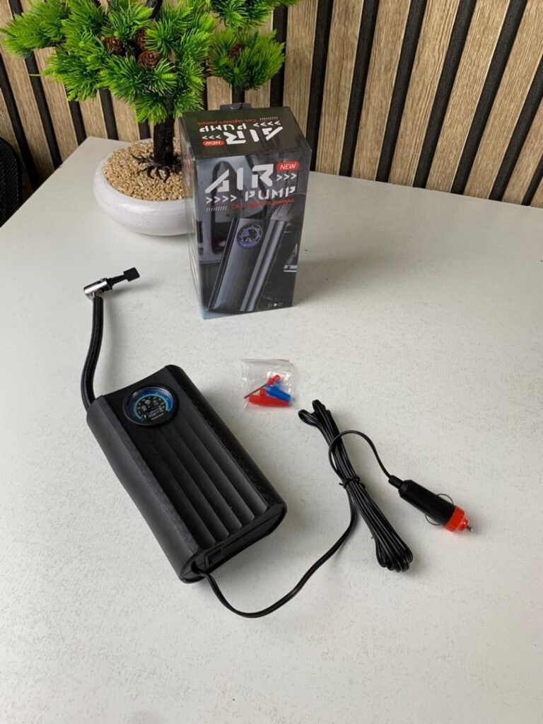 Compresseur d'Air Portable 12V – Gonflage Rapide, Précision Digitale & Polyvalence Totale