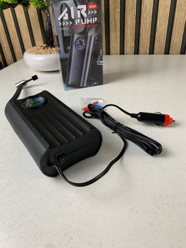 Compresseur d'Air Portable 12V – Gonflage Rapide, Précision Digitale & Polyvalence Totale