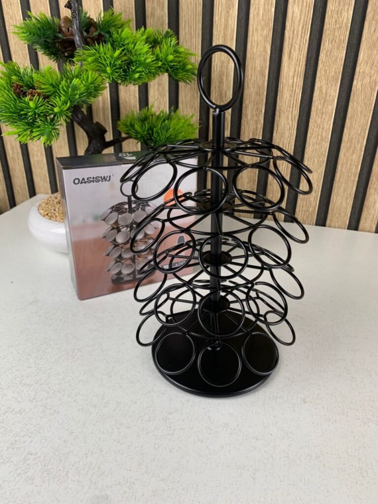 Support Présentoir de Capsules 40 PCS Rotatif 360 Degrés – Organisation élégante et accès facile à vos capsules de café