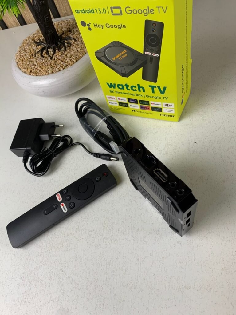 Watch TV Android TV Box avec Télécommande Vocale 2+16GB – Transformez votre salon en cinéma intelligent