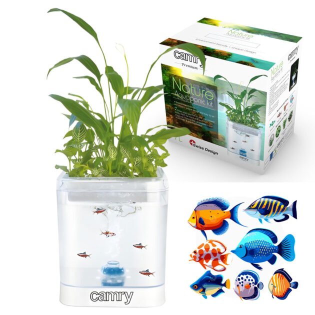 Kit Aquarium LED Camry CR-7931 – Élégance Aquaponique 7L
