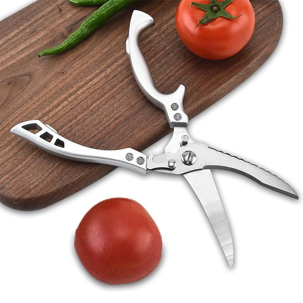 Ciseaux de Cuisine en Acier Inoxydable avec Manche en Aluminium VEMOSA - الصورة 5