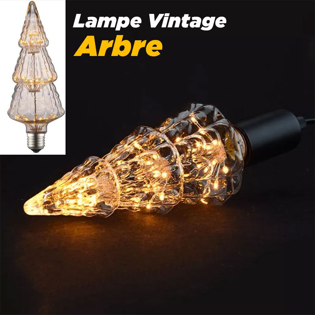 Ampoule Edison E27 à Vis LED Motif Arbre